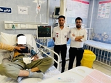 کارشناسان اورژانس ۱۱۵ مهارلو با احیای موفق، زندگی دوباره به مرد ۵۳ ساله بخشیدند