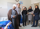  عیادت از بیماران در آستانه عید سعید غدیر خم در بیمارستان شهدای سروستان