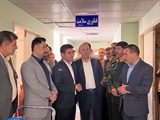 بازدید دکتر توکل و همراهان از بیمارستان شهدای سروستان و طرح نیازهای تجهیزاتی و تشخیصی