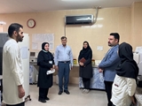 راند مدیریتی رئیس بیمارستان شهدای سروستان در آزمایشگاه با هدف ارتقای کیفیت خدمات تشخیصی