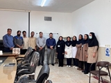 تجلیل از تلاشگران واحد پشتیبانی بیمارستان شهدای سروستان به مناسبت روز کارگر